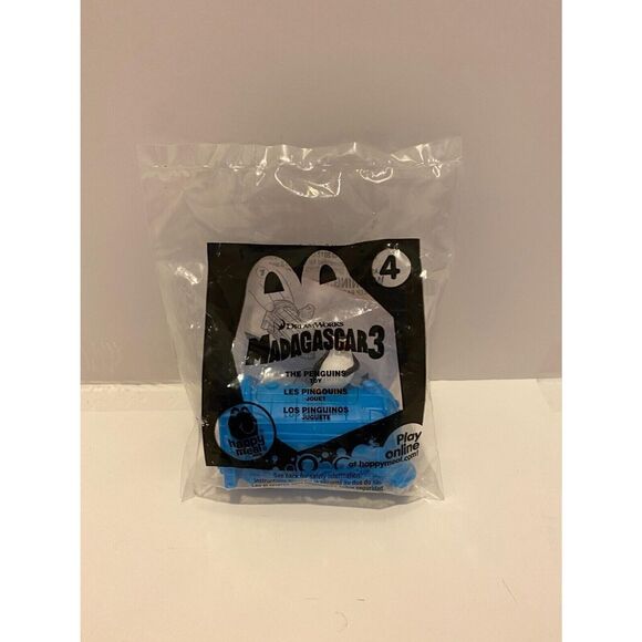 McDonald’s 2012 Dreamworks Madagascar 3 The Penguin’s Toy #4 Happy Meal Toy - Picture 2 of 5